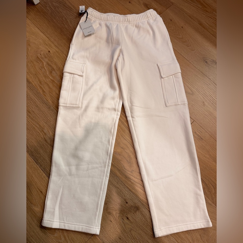 Aritzia Cream Sweatfleece Cozy Jogger